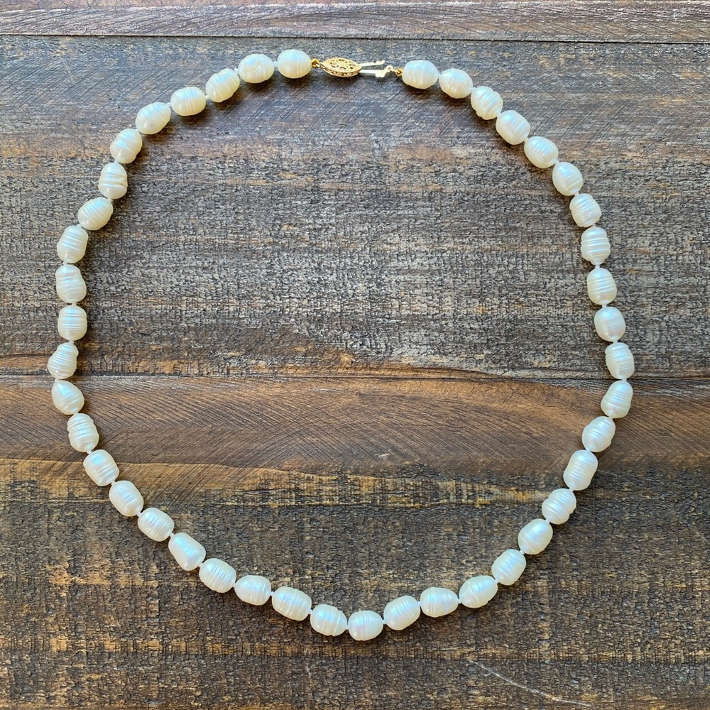 Genuine Fresh Water Pearl Necklace